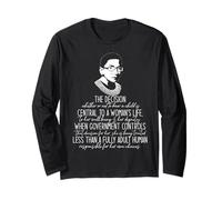 Ruth Bader Ginsburg LA DECISIONE di Avere Un Figlio RBG Meme Maglia a Manica