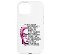 Ruth Bader Ginsburg LA DECISIONE RBG Meme Pro Choice SUL RETRO Custodia per iPhone 15