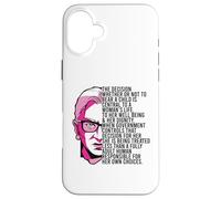 Ruth Bader Ginsburg LA DECISIONE RBG Meme Pro Choice SUL RETRO Custodia per iPhone 16 Plus