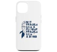 Ruth Bader Ginsburg NON FRAGILE COME IL FIORE Meme SUL RETRO Custodia per iPhone 13