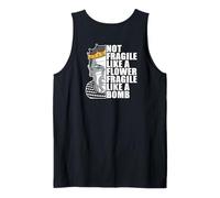 Ruth Bader Ginsburg Non Fragile Come Il Fiore RBG Meme sul Retro Canotta