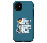Ruth Bader Ginsburg NON FRAGILE COME IL FIORE RBG Meme SUL RETRO Custodia per iPhone 11