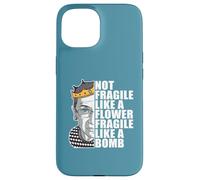 Ruth Bader Ginsburg NON FRAGILE COME IL FIORE RBG Meme SUL RETRO Custodia per iPhone 15