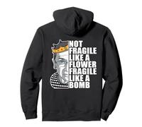 Ruth Bader Ginsburg Non Fragile Come Il Fiore RBG Meme sul Retro Felpa con Cappuccio