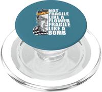 Ruth Bader Ginsburg NON FRAGILE COME IL FIORE RBG Meme SUL RETRO PopSockets PopGrip per MagSafe
