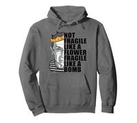 Ruth Bader Ginsburg Non Fragile Come Una Bomba di Fiori RBG Meme Felpa con Cappuccio