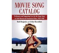 Ruth Benjamin Arthur Rosenblatt Movie Song Catalog (Tascabile)