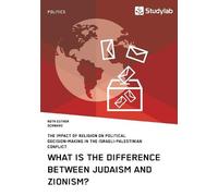 Ruth Esther Sch What is the difference between Judaism and Zionism? (Tascabile)
