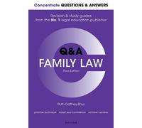 Ruth Gaffney-Rhys Concentrate Questions and Answers Family Law (Tascabile)