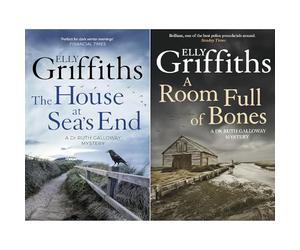 Ruth Galloway Coastal Secrets Collection by Elly Griffiths: House at Sea's End & A Room Full of Bones - Wartime Skeletons & Cursed Bones Lead to Modern Murder (2-Book Set)
