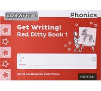 Ruth Miskin Read Write Inc. Phonics: Get Writing Red Ditty Book 1 P (Tascabile)