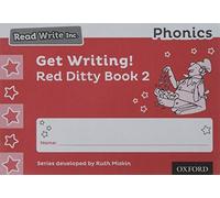 Ruth Miskin Read Write Inc. Phonics: Get Writing Red Ditty Book 2 P (Tascabile)