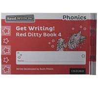 Ruth Miskin Read Write Inc. Phonics: Get Writing Red Ditty Book 4 P (Tascabile)