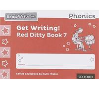 Ruth Miskin Read Write Inc. Phonics: Get Writing Red Ditty Book 7 P (Tascabile)