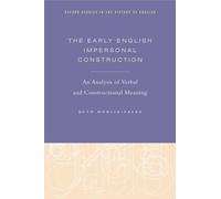 Ruth Möhlig-Falke The Early English Impersonal Construction (Copertina rigida)