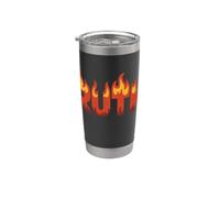 Ruth On Fire - Parola artistica con nome e scritta "Cute Custom" Bicchiere termico in acciaio inox doppia parete