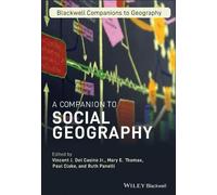 Ruth Panelli A Companion to Social Geography (Copertina rigida)