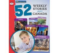 Ruth Solski 52 Weekly Nonfiction Stories About Canada Grades 5-6 (Tascabile)