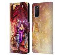 RUTH THOMPSON DRAGHI CUSTODIA COVER PORTAFOGLIO IN PELLE PER SAMSUNG TELEFONI 1