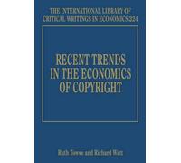 Ruth Towse Recent Developments in Cultural Economics (Copertina rigida)