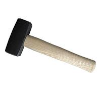 RUTHE 3015030119 - Maceta de albañil cuadrada DIN 6475 con mango de madera de fresno (1500 g)