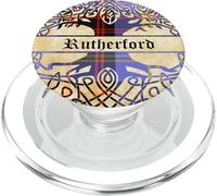 Rutherford Clan Tartan Albero della Vita Cognome scozzese PopSockets PopGrip per MagSafe