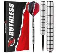 RUTHLESS Ranger III - Set di freccette professionali in tungsteno, 24 g e 26 g, con alette e steli (24 g)