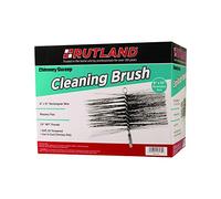 RUTLAND PRODUCTS Chimney Sweep Rectangular Chimney Cleaning Brush, Black, 8 x 12-inch