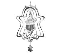 Ruuizksa 1 pezzo di decorazioni per sculture in acciaio inox 3D, ornamenti cinetici a vento