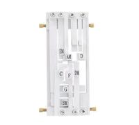Ruuizksa Chord Machine, Artefatto Ausiliario per Chitarra, Canto Folk con Chitarra, Pratica Degli Accordi Bianca