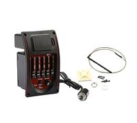 Ruuizksa Pickup per Chitarra Controlli di Tono EQ Equalizzatore Sintonizzatore Pickup Piezoelettrico Chitarra Acustica Preamplificatore Precablato Parti per Chitarra Accessori
