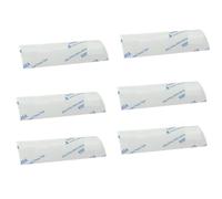 Ruuizksa Set di 6 tende orizzontali, lamelle, pezzi di ricambio, fissaggi per tende in PVC per orizzontali