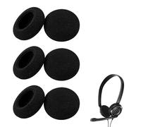 Ruvan 3 paia di cuscinetti in schiuma per cuffie audio, cuscinetti auricolari per cuffie audio, auricolari in schiuma morbida compatibile per Sennheiser PC 2/PC 3/PC 5/PC 7 USB/PC 8 USB, pads