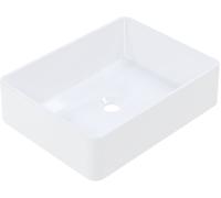 Ruvetti Celina lavabo 48.5x37.5 cm rettangolare da appoggio bianco lucida DOL_CE4837
