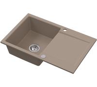 Ruvetti Signum lavello in granito 79x50 cm beige 3001S_BE160_W
