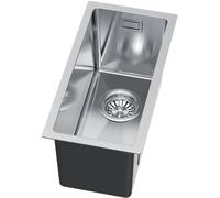 Ruvetti Stelio lavello in acciaio con sifone 44x22 cm acciaio 5001S_MINI_BS_P