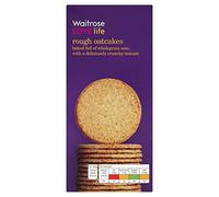 Ruvida Oatcakes Waitrose 250G Vita Sentimentale (Confezione da 6)