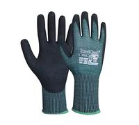 Ruvigrab - Confezione da 3 guanti da lavoro anti-taglio guanti spruzzi saldatura guanti per piccoli lavori di saldatura taglia 9, verde/nero, taglia unica, FIRE/9