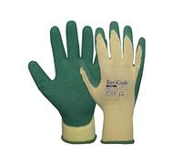 Ruvigrab Guanto supporto cotone 5 fili rivestimento lattice naturale rugoso
