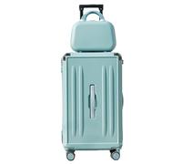 RUVOO Bagaglio Valigia Trolley Set Di Valigie Da 2 Pezzi, Set Di Valigie Durevoli Set Di Valigie Da Portare Con Sé Per Donne E Uomini Valigie Trolley (Color : C, Size : 20in)