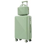RUVOO Bagaglio Valigia Trolley Valigia Da 24 Pollici Con Borsone, Valigie Universali Leggere In ABS Per Donna E Uomo Valigie Trolley (Color : C, Size : 24in)