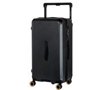 RUVOO Bagaglio Valigia Trolley Valigia Trolley Ampia Di Grande Capacità, Password Spessa, Resistente Agli Urti, Resistente Agli Urti Valigie Trolley (Color : Siyah, Size : 30 inch)