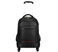 RUVOO Bagaglio Valigia Trolley Valigie con ruote Valigia da notte leggera multifunzionale con ruote da viaggio Valigie Trolley (Color : Black, Size : 18")