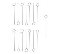 Ruwado 15 pezzi 15 pollici Turchia Lacers per capriata di tacchino in acciaio inox argento carne arrosto Trussing aghi pollame grigliate forniture per barbecue barbecue cucina pollo arrosto forniture