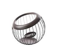 RUWLFE 1 pz a forma creativa di melone e cesto frutta rack stoccaggio for capsule caffè secca bocca inclinata per Tavolo da Cucina(1PCS brown)