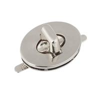 RUWLFE 10 Pezzi di Accessori in Metallo Fai da Te for Borse, Parti Chiusura for, Fermagli for, ferramenta for Bagagli per Borsa(Sliver,M)