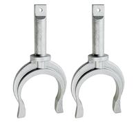 RUWLFE 2 Pezzi Blocco for Remi in Alluminio for a for Barche a Marine Gommone Zattera Kayak Canoa for for a Montaggio Laterale per Kayak, Cano