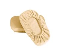 RUWLFE 2 Pezzi Copri bracciolo Cuscino Cuscini Sedia scrivania Poltrona for Gomiti e avambracci per Sedia da Ufficio(Beige)