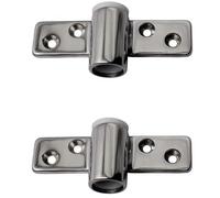 RUWLFE 2 Pezzi di Attacco for Blocco Remi in Acciaio Inossidabile 316 for Barca, for scalmo a Montaggio Laterale per Kayak, Cano