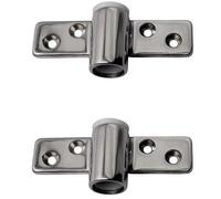 RUWLFE 2 Pezzi di Attacco for Blocco Remi in Acciaio Inossidabile 316 for Barca, for scalmo a Montaggio Laterale per Kayak, Cano